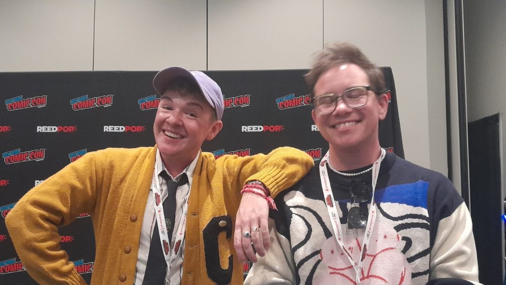 Nate Stevenson and Lee Knox Ostertag